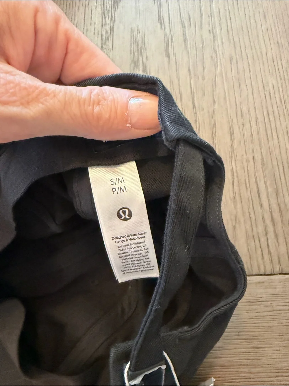 lululemon athletica Men's Black Soft-Top Baseball Cap NWT